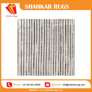 Tapis en laine moderne de qualité supérieure, moelleux, design personnalisé, motif abstrait, lavable, antimicrobien, noué à la main pour la maison et la chambre - Product Image 3