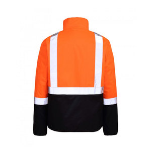 <span class=keywords><strong>Trafic</strong></span> di sicurezza riflettente fluorescente ad alta visibilità alta visibilità abbigliamento da lavoro sicurezza lavoro giacche Softshell cappotto - Product Image 6