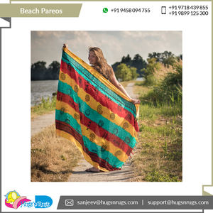 ผ้าโสร่งชายหาดผ้า100% พิมพ์ลายผ้าแห้งเร็ว - Product Image 2