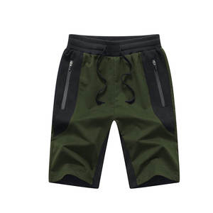 Summer Sports Running Solid Casual Digital Printing Polyester/Cotton Waterproof Breathable Sweat Shorts for Men - Product Image 2