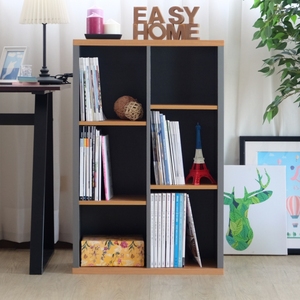 6 cube storage <b>bookcase</b> for home office - Product Image 1