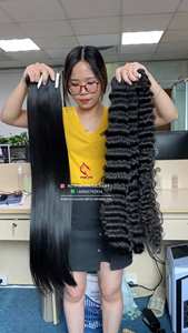 Cheveux malaisiens vierges sans traitement — ali queen, cheveux naturels, ondulés, amples, Body Wave, cuticules alignés, bruts, 10 40 pouces - Product Image 3