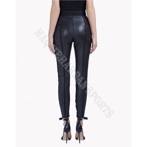Ladies PU <b>Leather</b> High Waist Slim Pants XL <b>Plus</b> <b>Size</b> Breathable Reversible Customizable Logo Sexy Casual Winter <b>Trousers</b> for - Product Image 2