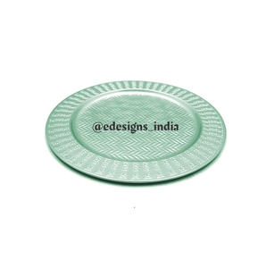 Plaque de chargement en métal au Design Unique, haute qualité, vente en gros, sous-assiette, couleur personnalisée, prix bas, plateau de service de luxe - Product Image 4