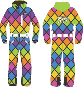 Combinaison de neige de course de Ski de qualité supérieure, neige rétro, personnalisée, imperméable avec fermeture Extra à glissière, doublure en maille, respirante, nouvelle collection - Product Image 4