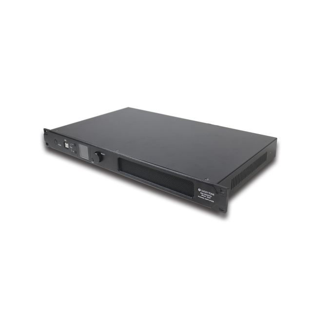 Professional Dante Network Class-D Mixer Amplifier with Audio Sources and DSP 4x500W, Switchable to 2*1000W at 100V Line