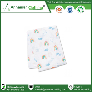 100% Organic muslin cotton customized muslin swaddle <b>blanket</b> custom print gauze muslin swaddle with custom tag and logo label - Product Image 2