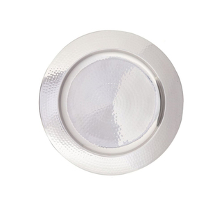 Assiettes de service en métal de la plus grande qualité Design étonnant Assiette de chargeur au look élégant Utilisation pour les fêtes, le dîner et la décoration de table - Product Image 6