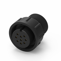 Connecteur femelle automobile étanche moulé 3 broches taille C 4P avec câble - 5A