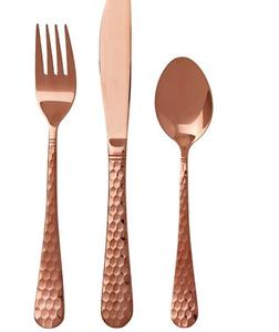 Golden plated cutlery set modern metal wedding decorative spoon <b>knife</b> and fork flatware set with <b>box</b> at low price - Product Image 5