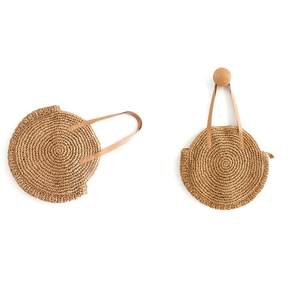 Bolso de mano ecológico de algas marinas naturales, bolso de regalo clásico con decoraciones de perlas y flores - Product Image 6