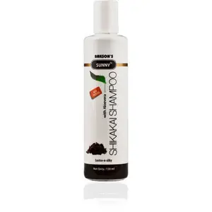 Bakson güneşli Shikakai şampuan Aloe vera-sağlıklı saç, dökme şampuan tedarikçisi hindistan