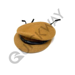 Gorros de boina de alta calidad para uniforme de ceremonia, boina de Color personalizada, boina de lana, 100% - Product Image 5