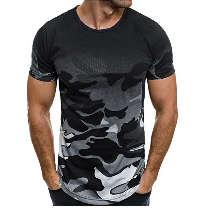 summer print tracksuit t shirts male muscle fitness T-shirt trends in 2021 cotton brand tops clothes for men bodybuilding Tees