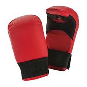 Manoplas de entrenamiento de Karate aprobadas por la WKF personalizadas unisex 2024/guantes hechos de cuero a la venta - Product Image 2