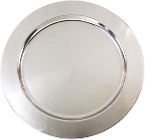 Plats galvanisés de chargeur en métal de mariage avec la frontière nervurée de conception - Product Image 3