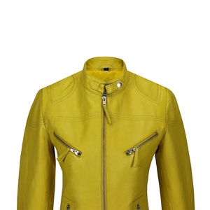 Faux Leather <b>Jacket</b> for Women Hooded Moto <b>Biker</b> <b>Jacket</b> Full Zip Pleated Overcoat Casual Coat Warm Tops - Product Image 4