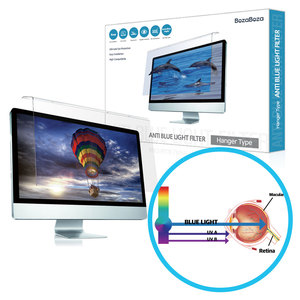 Protector de Pantalla de Acrílico Ligero Bozaboza, 98.7% Anti-Luz Azul, Sin Marco, 0.3mm de Grosor, 2.5D para Laptop/Notebook de 13"-32" - Product Image 1