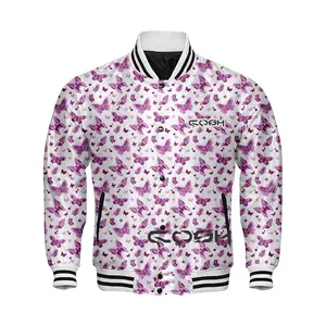 Original Out Source New Style Men Digital Printing Satin Baseball Jacket Supplier And Manufacturer From Pakistan