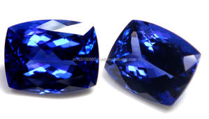 High Quality 100% Natural Tanzanite Loose Faceted <b>Rectangular</b> Cut Healing Birthstone Gemstones for DIY Jewelry Making Use Bulk - Product Image 2