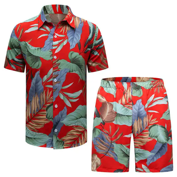 Camisa de coco masculina, camisa de algodão homem havaiano estampada para férias, viagens e feriados
