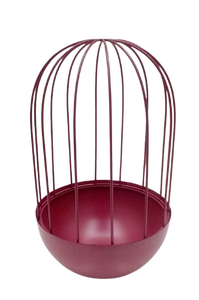 ชาวไร่กลางแจ้งทรงกลมเหล็กพร้อมโดมแมตต์สีชมพูเสมือนจริงขนาดใหญ่ออกแบบคลาสสิกชาวไร่กลางแจ้งสำหรับตกแต่งสวน - Product Image 6