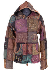 Enzyme-sweat à capuche et veste d'hiver, lavage Enzyme, CSWJ 386 - Product Image 2