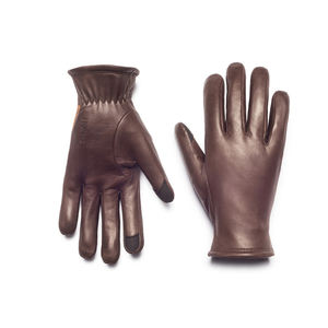 Urable หนังแท้ออกแบบที่กำหนดเองเต็มนิ้วขับรถถุงมือแต่งตัว - Product Image 1