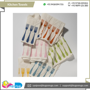 Nouveau Design Collection Haute Absorption d'Eau 100% Coton Fournisseur de Serviettes de Cuisine Dernier Stock Arrivé - Product Image 4