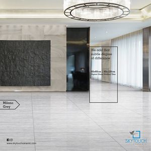 600*1200 Carrelages de sol en porcelaine de couleur grise carreaux PGVT indiens pour carreaux de sol intérieurs, principal fabricant indien - Product Image 6