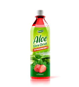 Jugo con sabor a melocotón de aloe vera tropical OEM, botella de 500ml, ingredientes de frutas y verduras de estilo seco, jugo de verduras orgánicas - Product Image 2