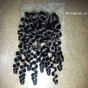 Offre Spéciale Paquet Vierge de Cheveux Humains Crépus Bouclés Faisceau Et Fermeture Extensions de Cheveux - Product Image 3