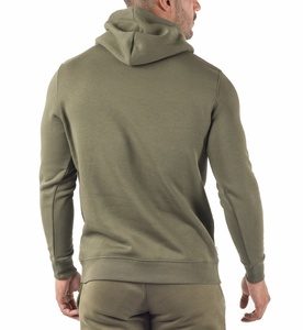 Sweat à capuche de fitness pour hommes brodé sur mesure pull de gym épais sports d'extérieur course à pied coupe-vent haut coupe-vent pantalon de survêtement haut - Product Image 2
