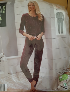 Combinaison-pantalon d'été pour femme à manches longues, taille élastique, rayée et imprimée, avec poches, de marques Leftover Apparel - Product Image 2