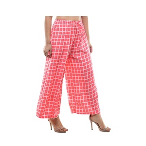 Pantalones de Campana para Mujer de Alta Calidad, 100% Algodón, Ecológicos, Transpirables, Cómodos, Casuales, de Verano, con Cintura Elástica y Largo Completo - Product Image 2