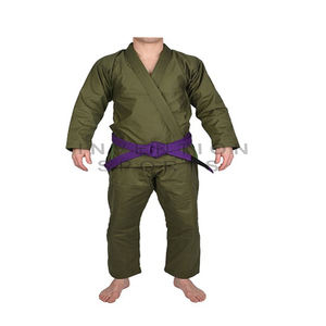 ชุดกิโมโน JJ GI แบบบราซิลเลียน Jitsu, ชุดผ้าคอตตอนเย็บเสริมและหดตัวน้ำหนักเบาและทนทาน - Product Image 2