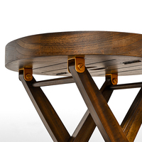 Table basse en bois de mahogany Kona, convertible, extensible, moderne, en bois massif, finition naturelle élégante, salon, chambre, maison, hôtel