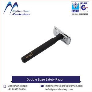 Wholesale Price Grooming Product Durable Quality Brass Anti-Corrosive Double <b>Edge</b> Safety Razor Stainless Steel Blade for Men - Product Image 6