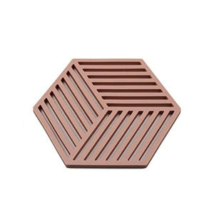 Rose Gold Grateful Cast <b>Metal</b> Aluminium <b>Trivet</b> - Product Image 4