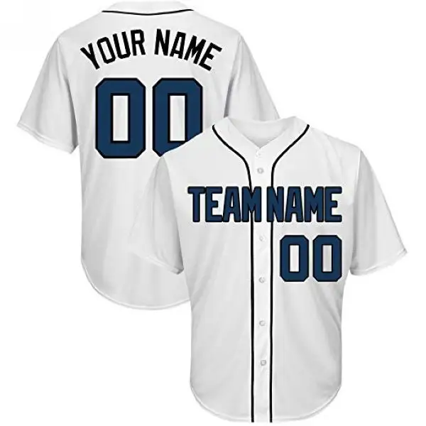 Detroit Tigers baseball Bianco Jersey