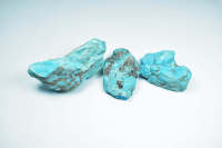 Pierre précieuse turquoise d'Arizona, pierre brute naturelle de haute qualité, provenant des mines d'Arizona, taille moyenne de 10 à 50 grammes