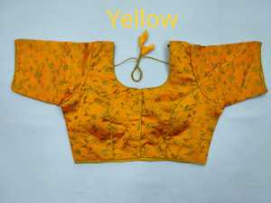 Blouses de sari en dentelle de soie de créateur, dernière collection, vêtements de fête, vêtements indiens prêts à porter, prix de gros, Surat Gujarat Garment - Product Image 6