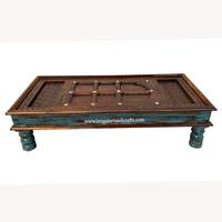 Mesa de centro de madera sólida para sala de estar, moderno piso indio tradicional de alta calidad, baja sala de estar, dormitorio, apartamento, personalizada