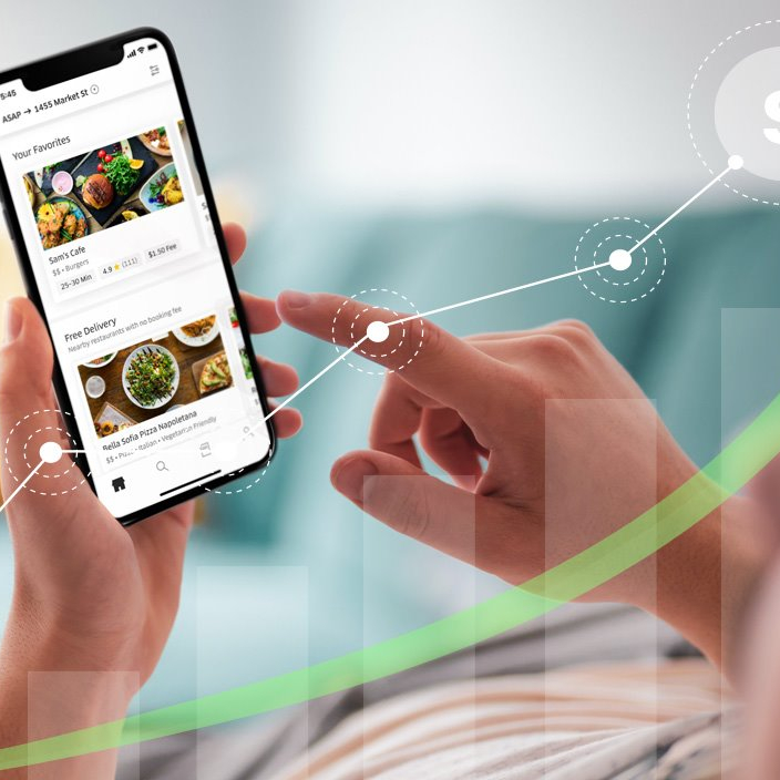 Приложение для доставки продуктов супер съедает