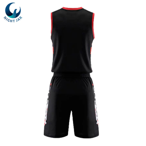 Maillot de basket-ball personnalisé pour hommes, uniforme en polyester respirant avec logo - Product Image 2