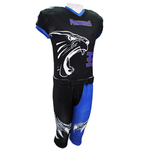 Uniforme de football américain Chemise sublimée Jersey Training Rugby Football Wear Cloths Custom Jersey Football Shorts Sets - Product Image 6