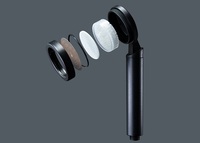 AS-9000RB Aroma Sense 9000 Fonction d'économie d'eau de pommeau de douche noir mat Fabriqué en Corée
