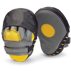 Gants de boxe incurvés en cuir artificiel 2022, coussinets de mise au point, logo personnalisé, gants de mise au point pour l'entraînement, coussinets de mise au point - Product Image 4