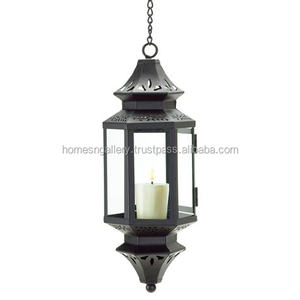 เชิงเทียนแก้วสีเงินโคมไฟเทียนโลหะตกแต่งสำหรับบ้าน - Product Image 6