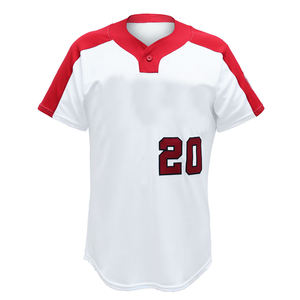 Conjuntos de Camisetas de Béisbol para Adultos al por Mayor de Alta Calidad, 100% Poliéster Sublimado, Botones Personalizados, Impresión Personalizada, Secado Rápido, Transpirable, Manga Corta - Product Image 3